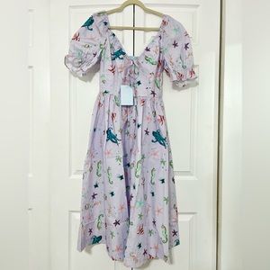 Hill House Ophelia Sea Creatures Dress NWT